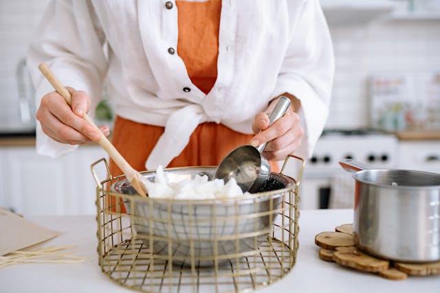a-person-mixing-ingredients