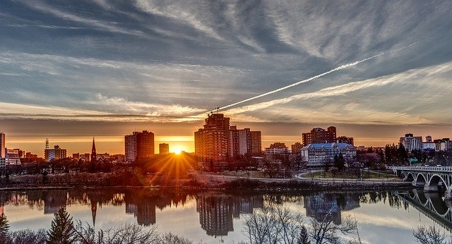 Saskatoon skyline viewed by a property manager in Saskatoon